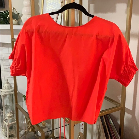 Orange crop blouse - Picture 1 of 3